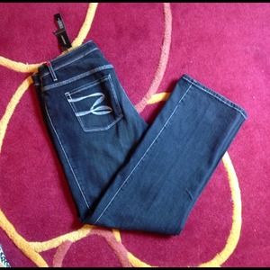 Black & Silver Seven7 Denim Jeans