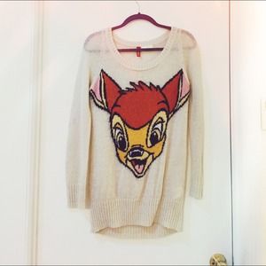 REDUCED Bambi H&M Divided Size 6 Sweater Disney