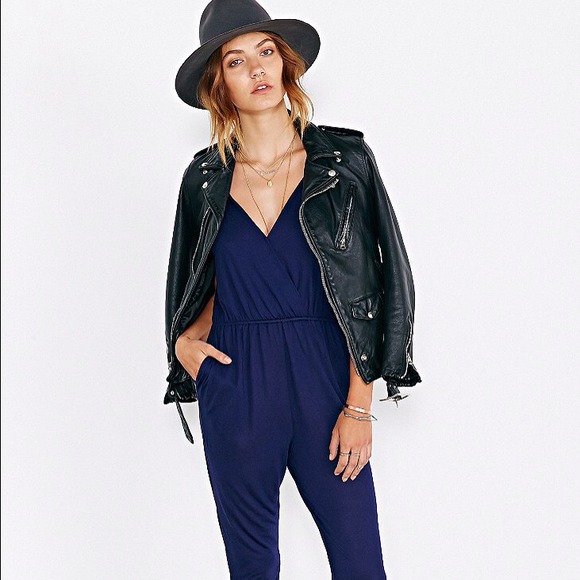 Navy Blue Romper