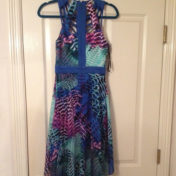 🚫🚫🚫🚫SOLD🚫🚫🚫🚫 Bebe Hi Low Dress - Picture 2 of 4