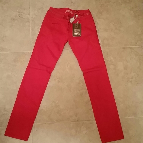 Brand new Red skinny jeans