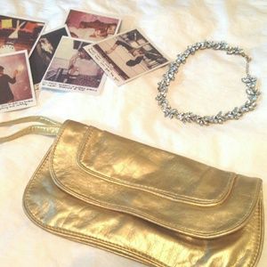 Gold wristlet