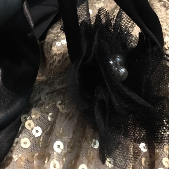 Gold sequined dress; Purchased from Macy's. - Picture 5 of 5