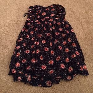 American Rag Floral Sweetheart Dress