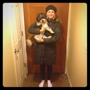 Black Eddie Bauer Puffy Coat