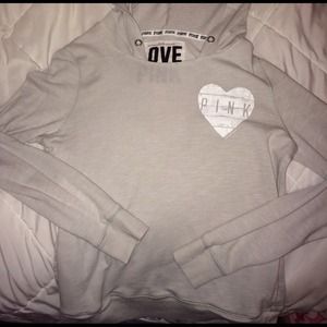Light blue/grey PINK hoodie