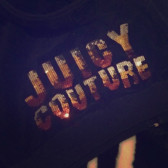 JUICY COUTURE OMBRÉ SEQUIN TRACK JACKET