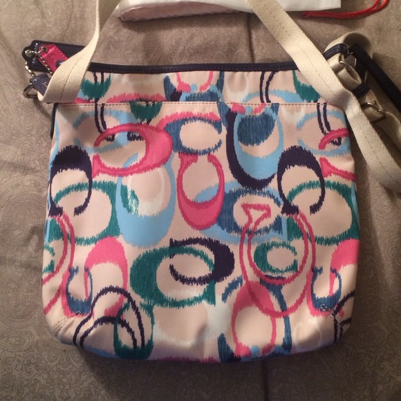 Multi-Color Authentic Coach Purse - Picture 2 of 4