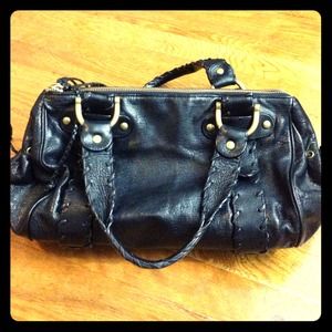 Kooba 10th Anniversary Sienna Black Leather Bag