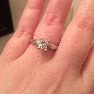 Diamond engagement ring