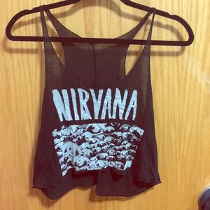 Brandy Melville nirvana crop tank