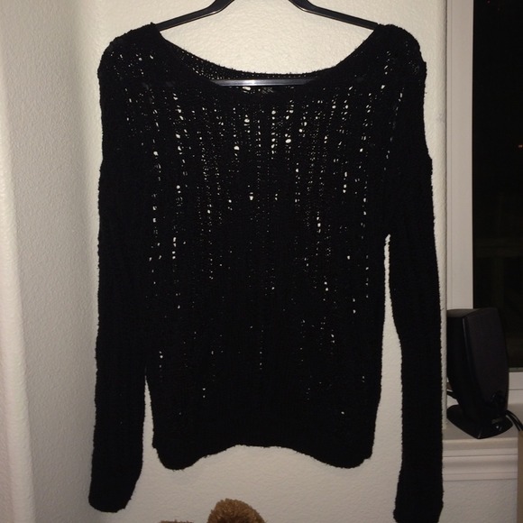 JUST LIKE NEW. Super cute and cozy Black sweater. - Picture 1 of 3