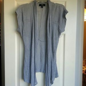 Lightweight open short sleeve cardigan