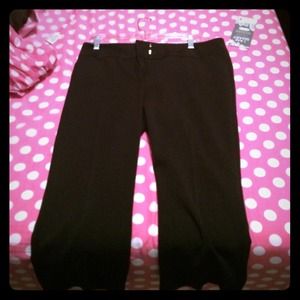 Black Dress Pant Capris