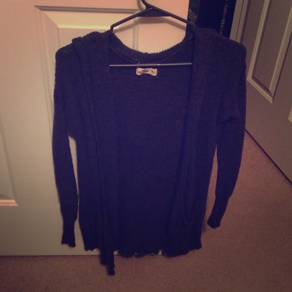Navy Hollister Cardigan