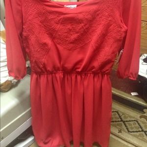 Charmin Charlie size m coral dress