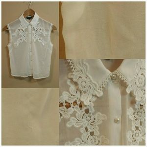 TopShop Sheer Blouse