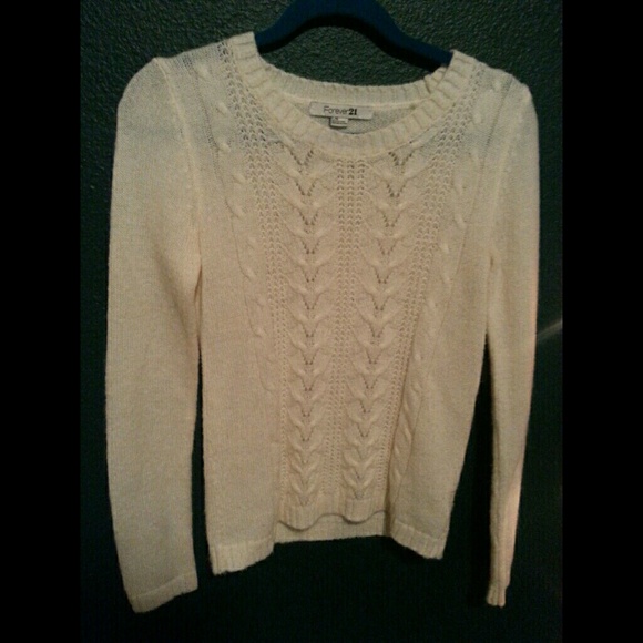 Cream sweater