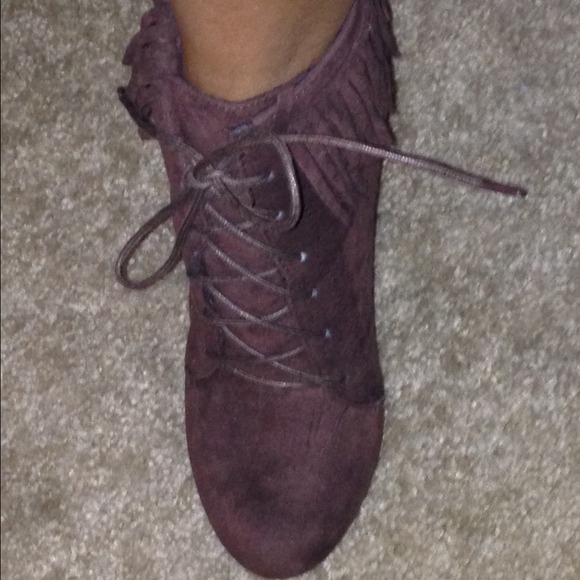 Wedge winter boots