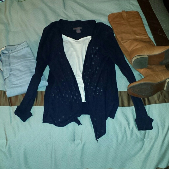 Navy Blue Cardigan