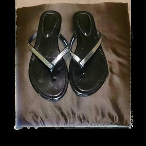 Mirror detail flip flops!