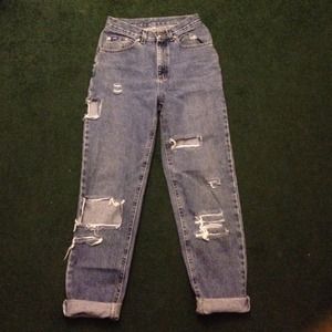 Vintage LEE distressed Mom jeans