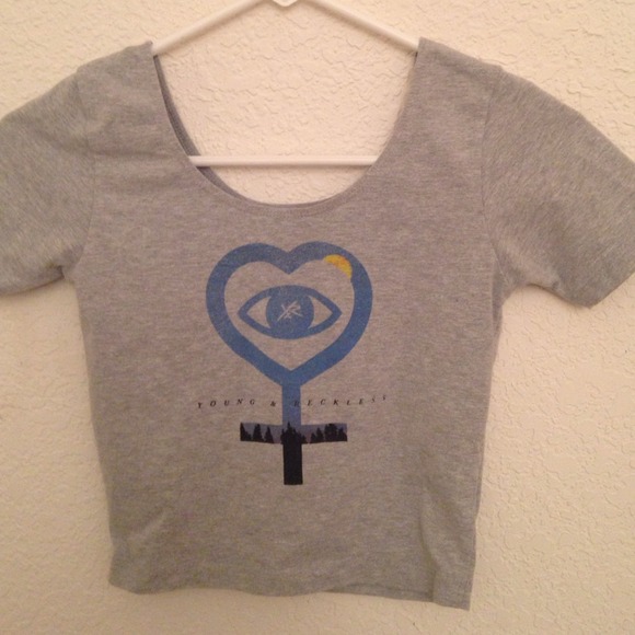 Young and reckless crop top