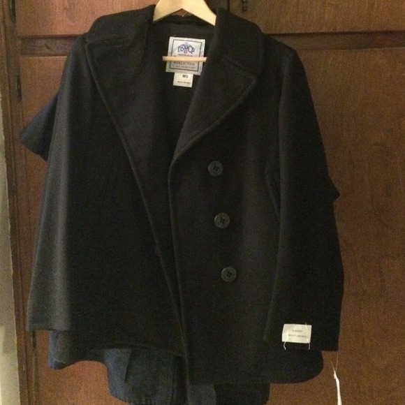 Black pea coat