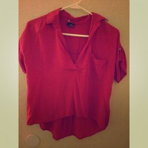Pink dressy top