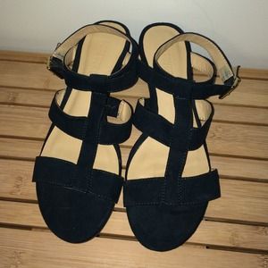 Forever 21 teal suede shoes