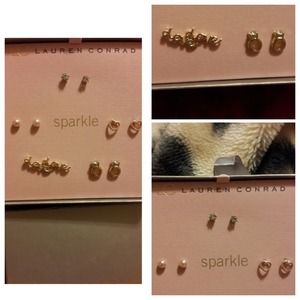 5 Set Sparkle LC Lauren Conrad Earrings