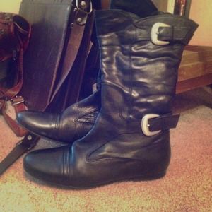 Black Steve Madden boots