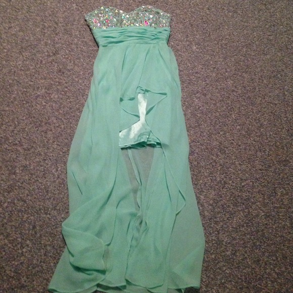 Deb High/Low Formal Dress