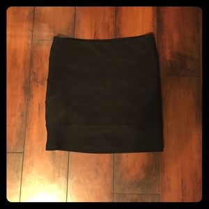 Black Guess bandage mini skirt