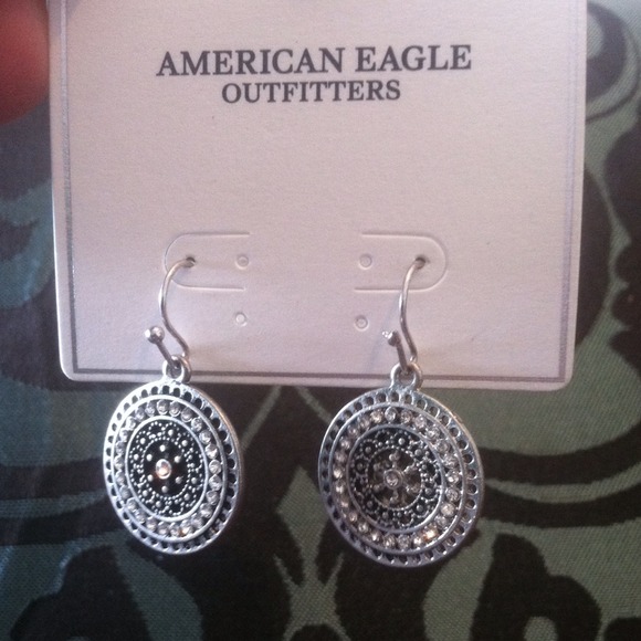 Small Round Silver earrings