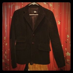 Brown corduroy blazer with elbow patches
