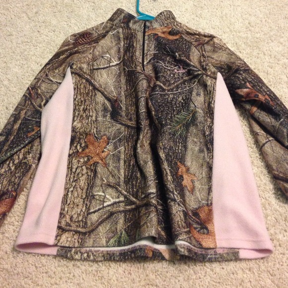 Camouflage hoodie.