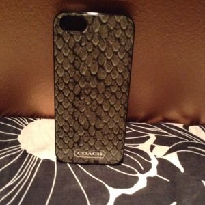 Coach Snake-Skin Print iPhone 5/5s Case