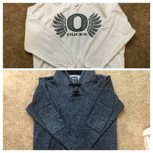 ❌hold bundle OregonDucks and grey billabong hoody