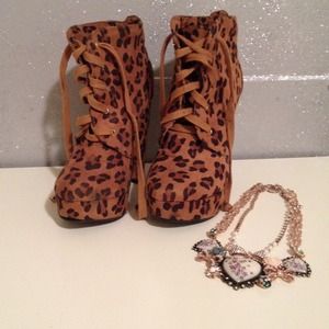 Cheetah heels