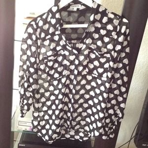 Express Hearts Blouse