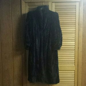 Mink full length black