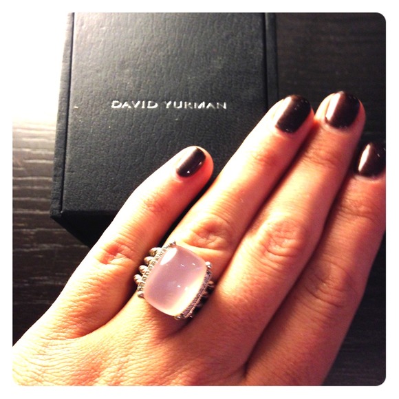 David Yurman Wheaton Rose Quartz with Diamonds