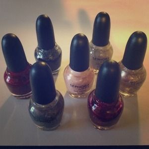 Sephora by OPI nail colour set of 7 mini polishes
