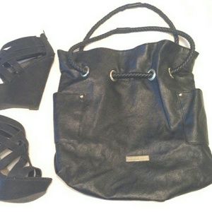 Black Christian Siriano purse
