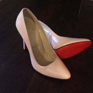 Christian Louboutin Inspired Nude Pumps Size 38