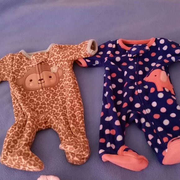 🚫Bundled🚫 Preemie Fleece pajamas - Picture 1 of 4