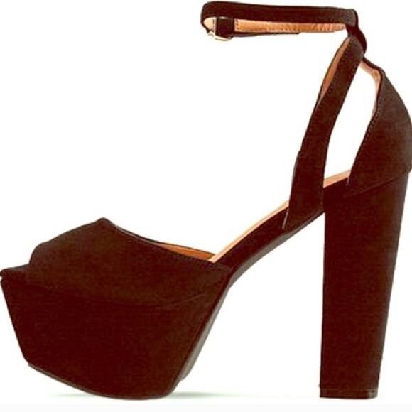 Jeffrey Campbell 6.5 Suede Platforms