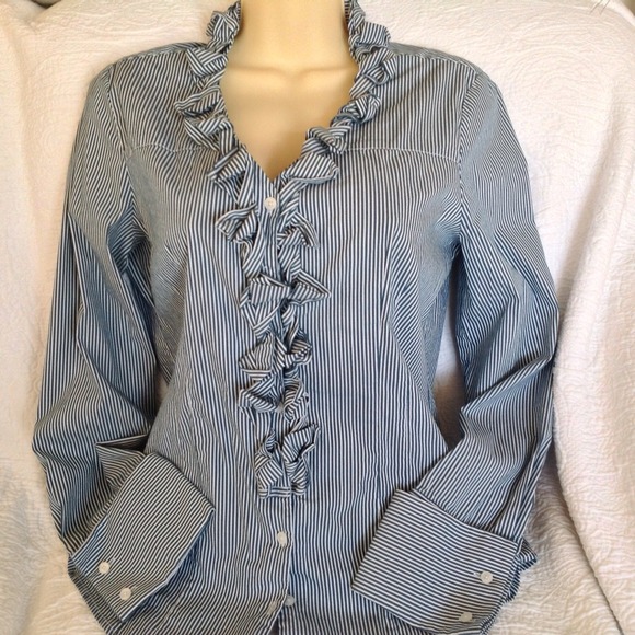 EXPRESS BLUE WHITE STRIPE.  SOLD