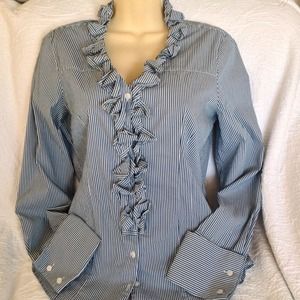 EXPRESS BLUE WHITE STRIPE.  SOLD